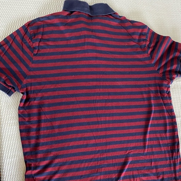 Polo by Ralph Lauren Men's Red and Blue Striped Shirt XL - Picture 7 of 9